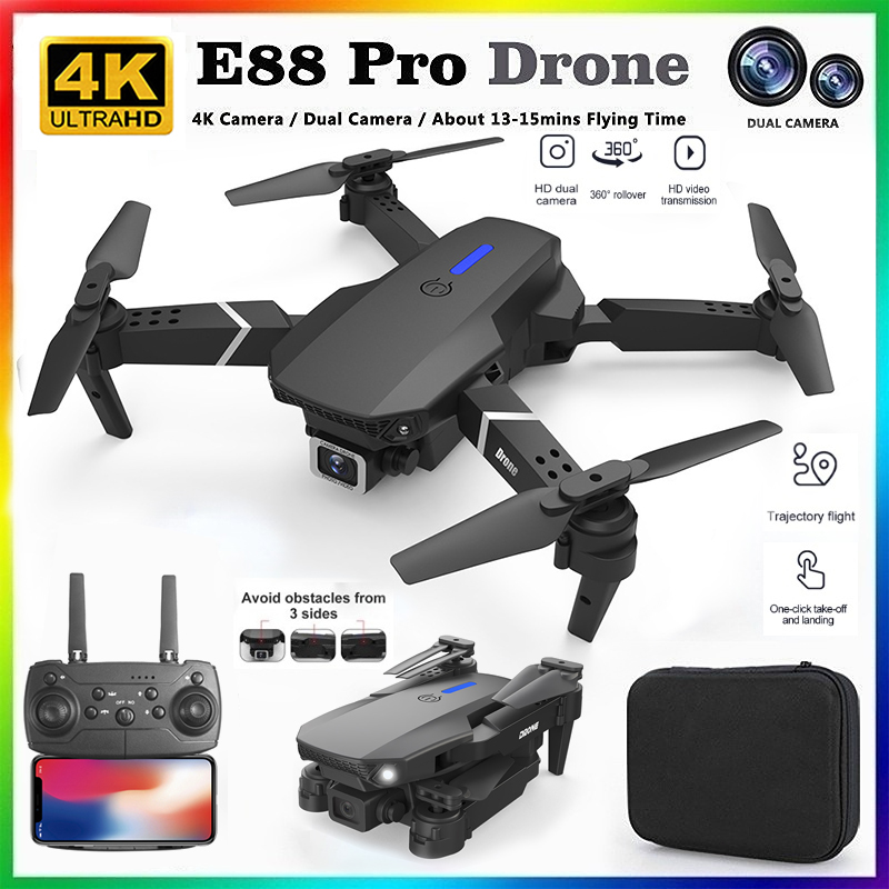 Drone Kit With Camera - 2026 BARU E88 Drone Profesional HD