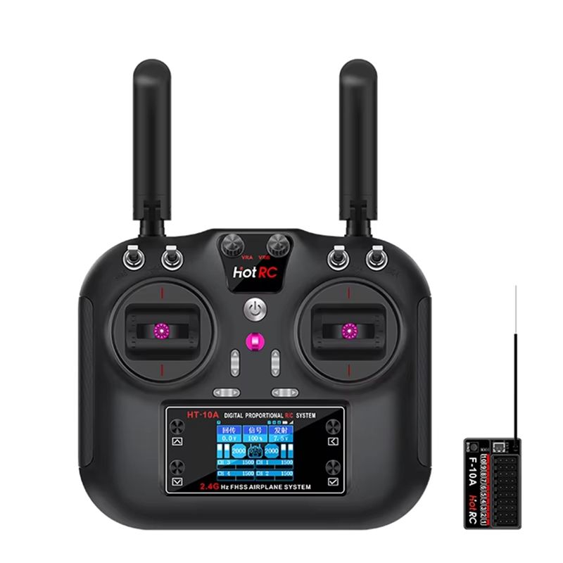 Drone Kit Beginner - HOTRC HT-10A 2.4Ghz 10CH Set Remote